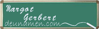 Margot Gerbert Visitenkarte